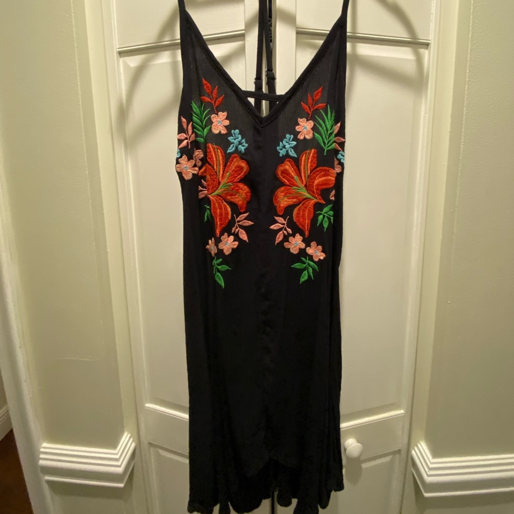 Embroidered Floral sun dress